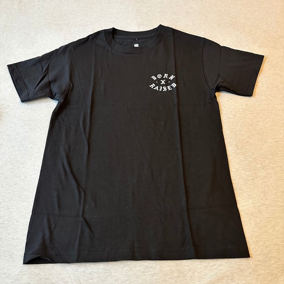 BORN X RAISED Other - Born X Raised On The Turf Graphic T-Shirt Mens Small Black Old English‎ BXR Tee